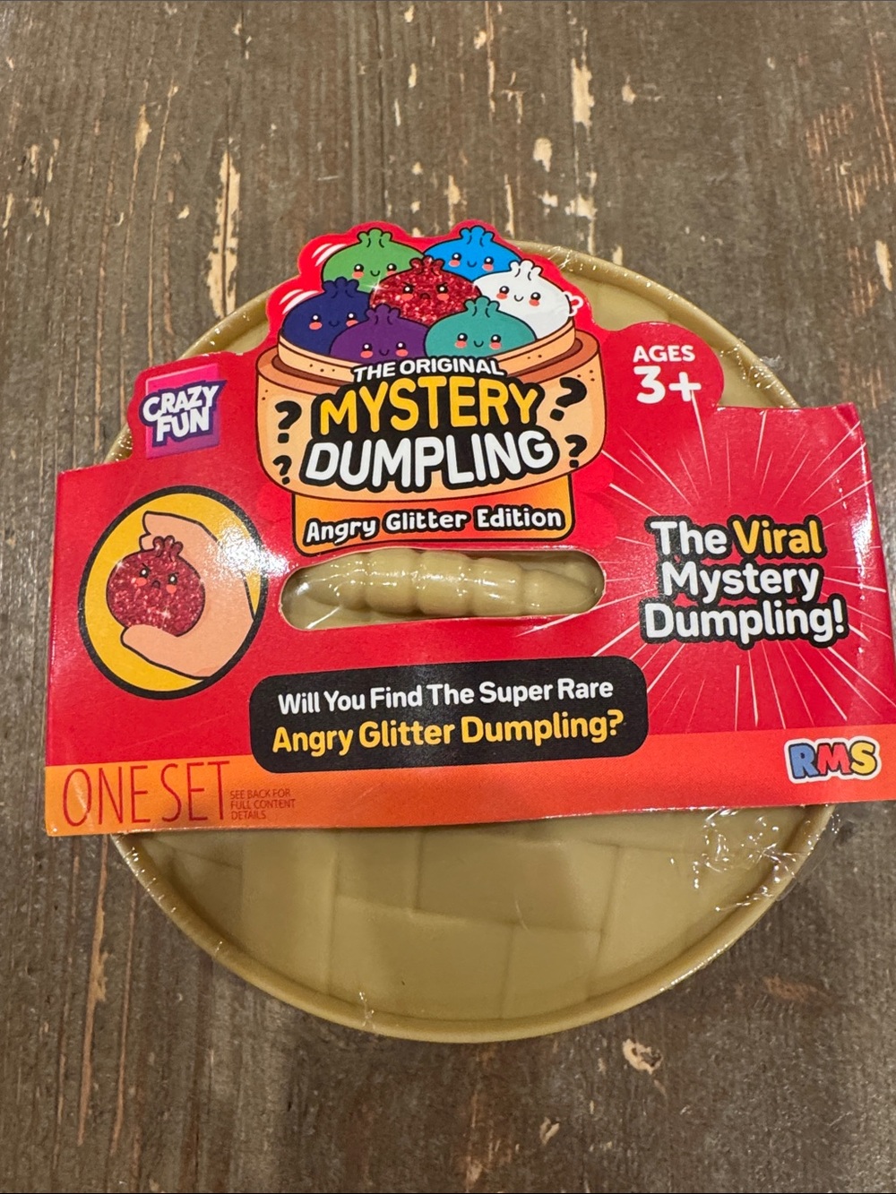The Original Mystery Dumpling - Angry Glitter Edition (Tan)